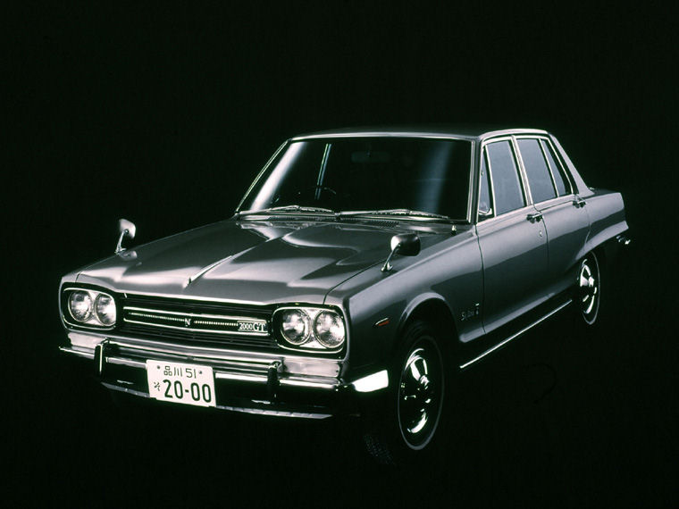 3rd Generation Nissan Skyline: 1968 Nissan Skyline 2000 GT Sedan (GC10) Picture